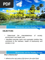 Biodiversity and The Healthy Society