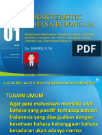 1 Karakteristik Bahasa Indonesia