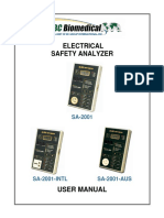 Electrical Safety Analyzer: User Manual