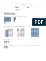 Evaluación de Matemática Decimales.