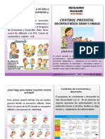 Folleto Control Prenatal Maguare Villavicencio