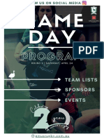 Game Day Program Round 2 Emus V Forbes