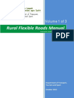 Rural Flexible Roads Manual: Volume 1 of 3