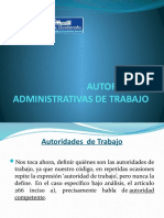 Autoridades Administrativas de Trabajo