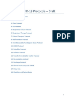 COVID-19 Protocols Draft