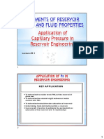 Lecture 9-1 Application of Capillary Pressure in Reservoir Enginering