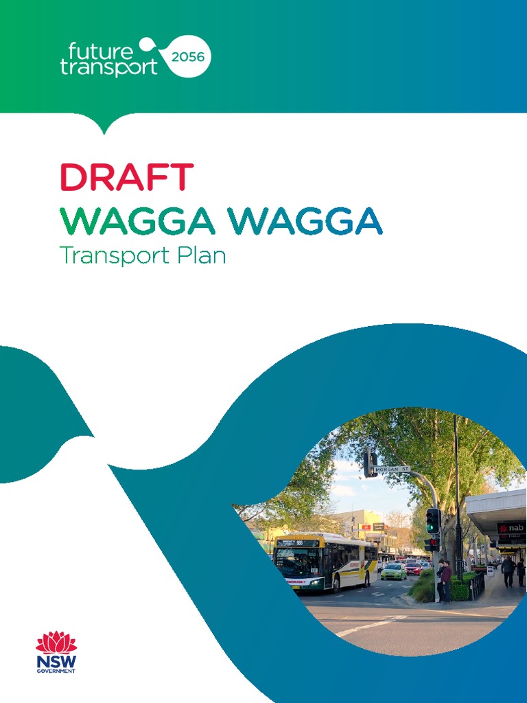 TP127 Draft Wagga Wagga Transport Plan PDF New South Wales Transport
