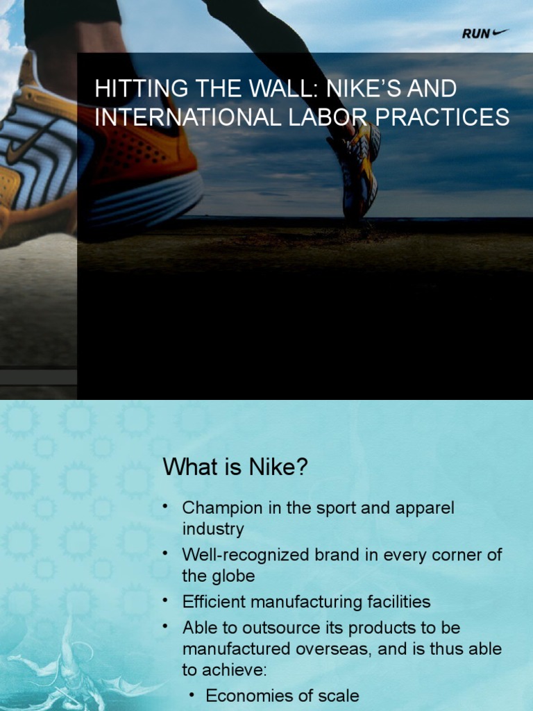Nike's Labor Practices Exposed PDF Labour Economics Nike