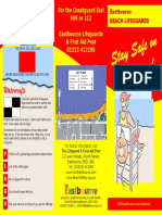 Beach Safety Leaflet - Updated 2013