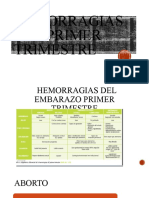 Hemorragias primer trimestre