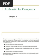 Arithmetic For Computers: Chapter-4