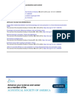 Mechanics of Human Voice Production and Control: Articles You May Be Interested in