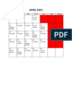 Jadwal Poli April-Juni 2021