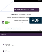 Probability and Statistical Course.: Instructor: DR - Ing. Sergio A. Abreo C