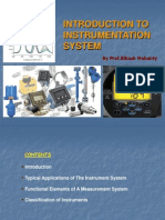 Introduction To Instrumentation System: by Prof - Bikash Mohanty