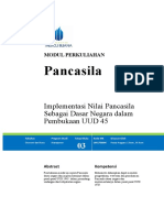 Modul Pancasila 4 - Pancasila Dlm Per-UU-an