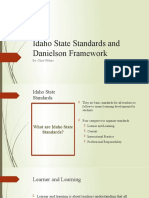 Idaho State Standards and Danielson Framework