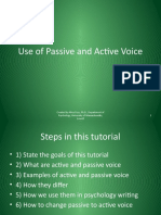 Use of Passive and Active Voice Tcm18 117655
