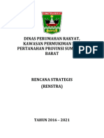 Rencana Strategis Dinas Perkimtan 2016 - 2021