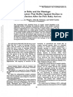 The Baby and The Marriage-Identifying Factors That Buffer Against Decline in Marital Satisfaction