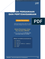 sistem persamaan dan pertidaksamaan