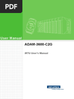 ADAM-3600-C2G: User Manual