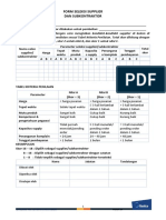 F-PD-03D Form Seleksi Supplier & Subkontraktor