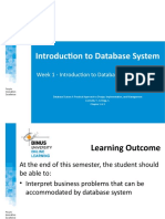 PPT 1 - Intro To Database System