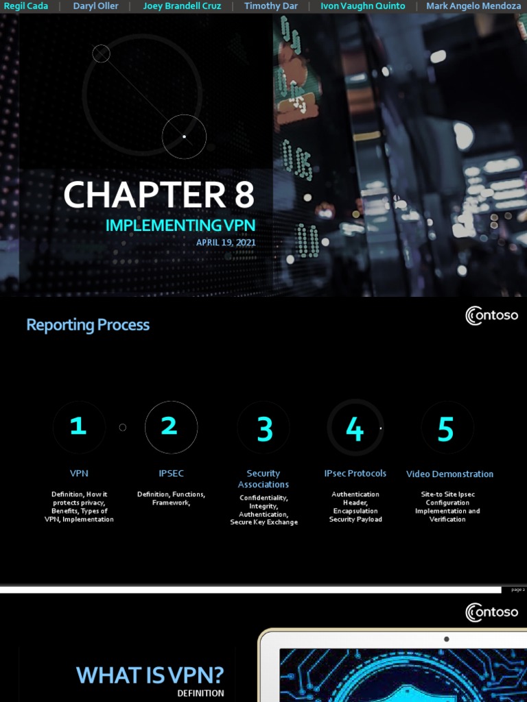 Implementing VPN and IPsec Protocols | PDF | Virtual Private Network ...