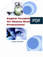 English Vocabulary For HR Professionals