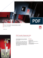 Fdu Foundry Degassing Unit: Equipment & Consumables