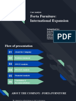 Forta Furniture: International Expansion: Case Analysis