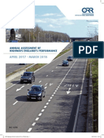 Annual Assessment of Highways Englands Performance 2018 Print