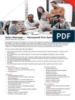 Sales Manager - Fire Systems Bucharest-Iasi-Bacau