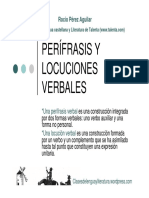 Perc3adfrasis y Locuciones Verbales