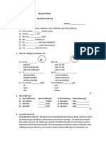 Deutschtest Niveau A1