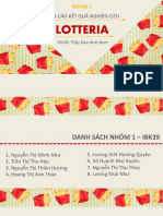 Lotteria Marketing Research