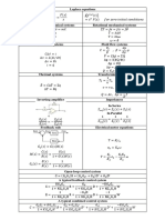 Final Formula Sheet