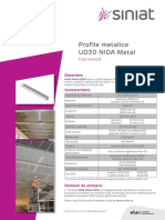 Fisa Tehnica Profile Metalice Ud30 Nida Metal