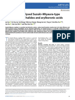 The Amine-Catalysed Suzuki-Miyaura-type Coupling of Aryl Halides and Arylboronic Acids