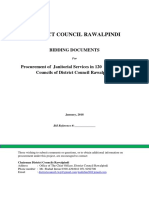 District Council Rawalpindi: Bidding Documents