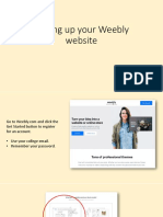Setting Up Your Weebly Website