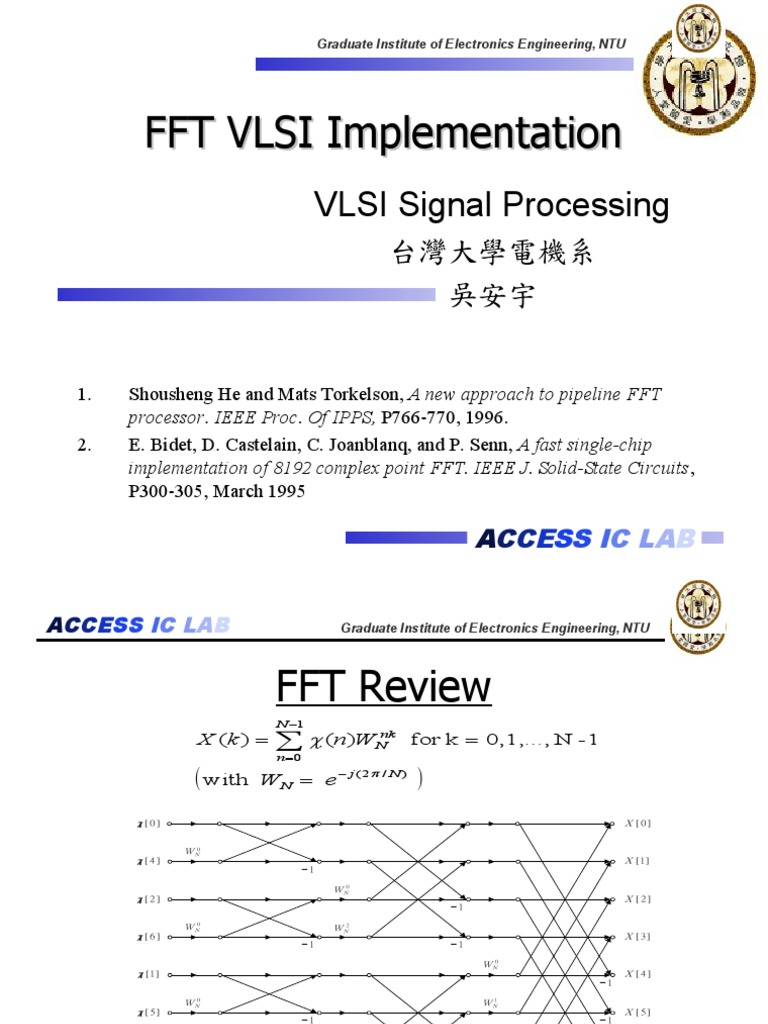 VLSI FFT Processor Design Overview | PDF | Computer Science | Digital ...