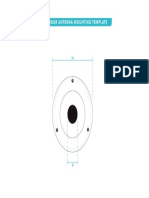 Indoor Antenna Mounting Template