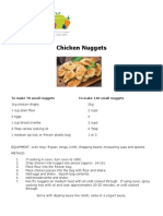 Chicken Nuggets Recipe