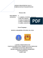 Kelompok 5 - Laporan Praktikum Mikrobiologi Dan Parasitologi 3 Dan 4