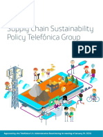 Supply Chain Sustainability Policy Telefónica Group
