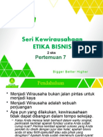 KWU 7 Etika Bisnis