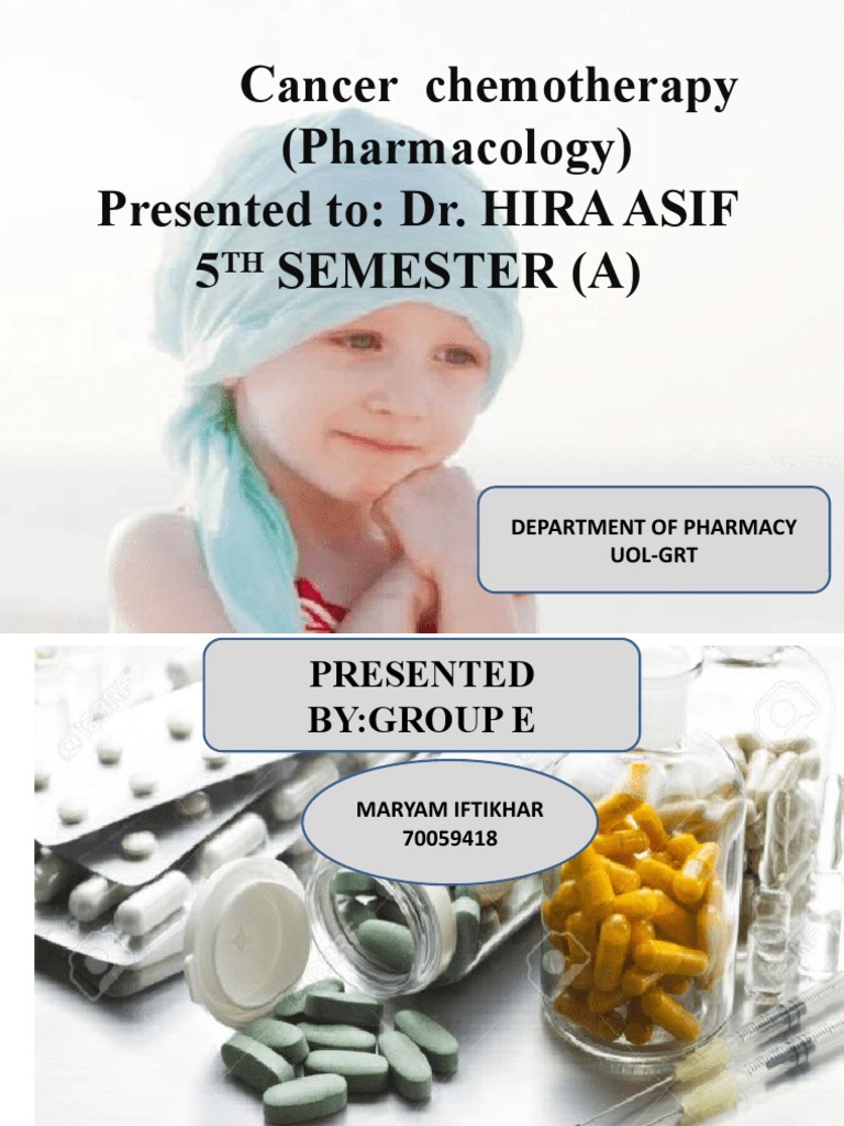 Cancer Chemotherapy by Maryam PDF Chemotherapy Cancer