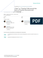 From Bias "In The Text" To "Teacher Talk Around The Text": An Exploration of Teacher Discourse and Gendered Foreign Language ...